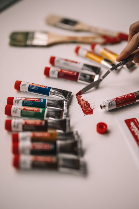 Talens Art Creation Set de Iniciación de Pintura al Óleo con 12 Tubos de 12 ml